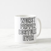 Couples Halloween Worst Pepper Ever コーヒーマグカップ (正面右)