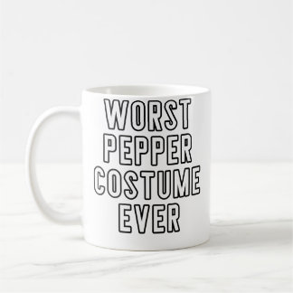 Couples Halloween Worst Pepper Ever コーヒーマグカップ