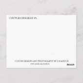 COUPLES HOLIDAY #1 Postcard ポストカード (裏面)
