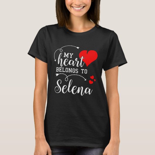 Couples Matching  My Heart Belong to Selena  My Lo Tシャツ (正面)