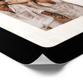 Couples Poker Playing Card with Photo ポスター (角)