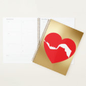 Couples Red Heart 2026 Planner プランナー手帳 (ディスプレー)