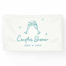 Couples shower modern natural elegant handwritten