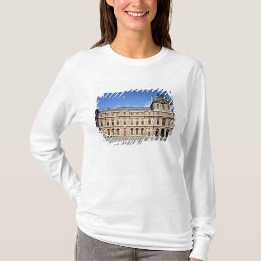 Cour Carreeおよびパビリオンde l'Horloge Tシャツ (正面)