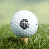 Courage and Faith Lion Head Golf Ball ゴルフボール (インサイチュ 木)