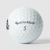Courage and Faith Lion Head Golf Ball ゴルフボール (ロゴ)