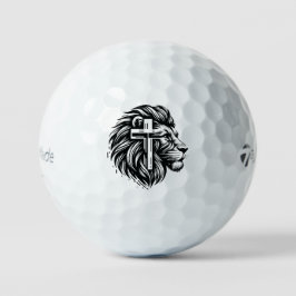 Courage and Faith Lion Head Golf Ball ゴルフボール