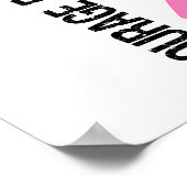 Courage Faith Hope 5 Breast Cancer ポスター (角)