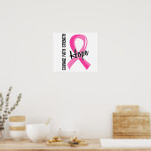 Courage Faith Hope 5 Breast Cancer ポスター (キッチン)
