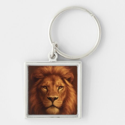 Courage & Faith Lion keychain キーホルダー (正面)