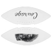 Courage Lion Artistic Minimal- アメリカンフットボール (パネル)