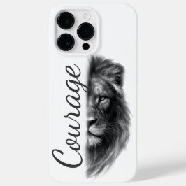 Courage Lion Artistic Minimal- Case-Mate iPhone 14 Pro Maxケース