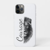 Courage Lion Artistic Minimal- Case-Mate iPhoneケース (裏)