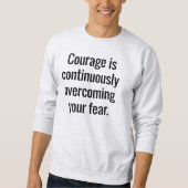 Courage Men's Basic Sweatshirt スウェットシャツ (正面)