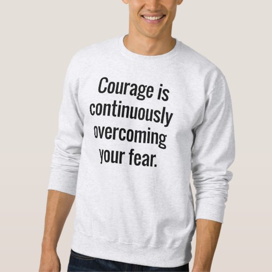 Courage Men's Basic Sweatshirt スウェットシャツ (正面)