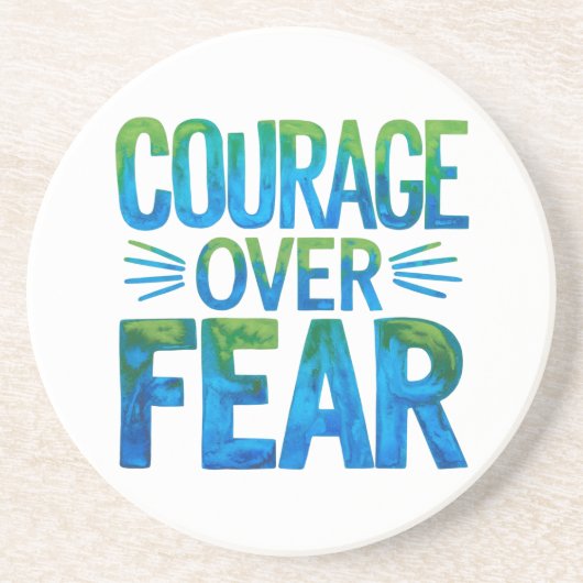 Courage over fear コースター (正面)