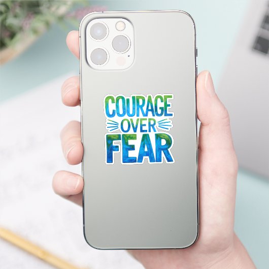Courage over fear シール (スマートフォン)