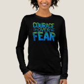 Courage over fear トライブレンドＴシャツ (正面)