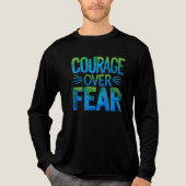 Courage over fear トライブレンドＴシャツ (正面)