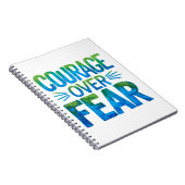 Courage over fear ノートブック (右側)