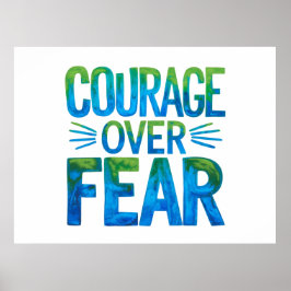 Courage over fear ポスター