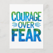 Courage over fear ポストカード (正面)