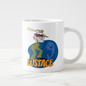 Courage the Cowardly Dog | Eustace Graphic ジャンボコーヒーマグカップ (右)