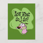 Courage the Cowardly Dog | Now What Do I Do? ポストカード (正面)
