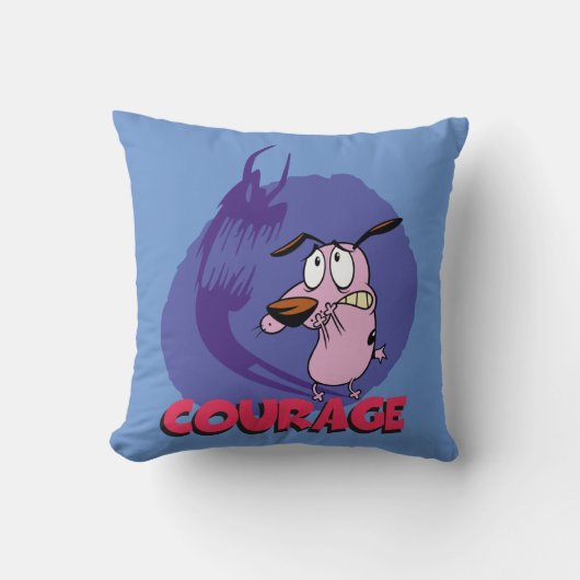 Courage the Cowardly Dog | Shadow Graphic クッション (正面)