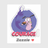 Courage the Cowardly Dog | Shadow Graphic シール (シート)