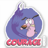 Courage the Cowardly Dog | Shadow Graphic シール (正面)