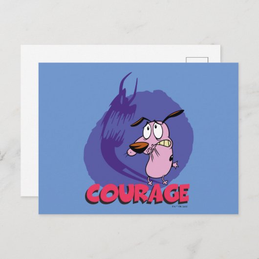 Courage the Cowardly Dog | Shadow Graphic ポストカード (正面/裏面)