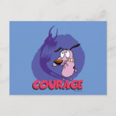 Courage the Cowardly Dog | Shadow Graphic ポストカード (正面)