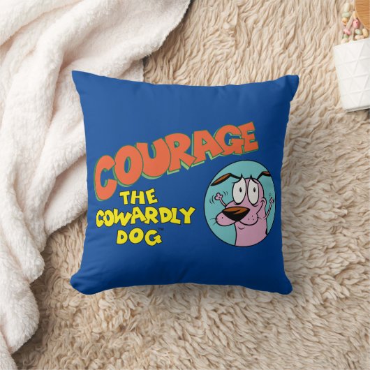Courage the Cowardly Dog | Show Logo クッション (ブランケット)
