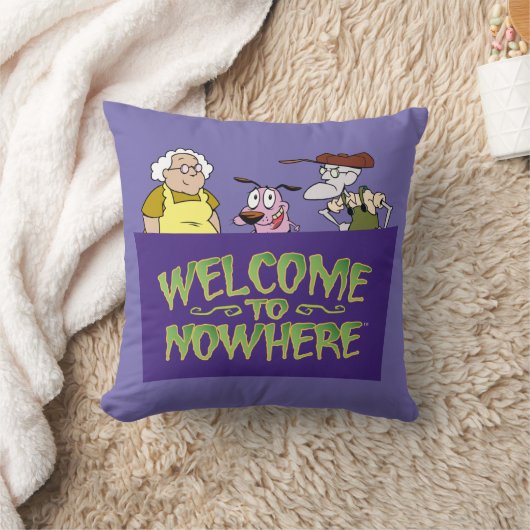 Courage the Cowardly Dog | Welcome To Nowhere クッション (ブランケット)