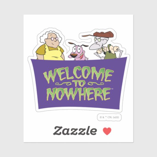 Courage the Cowardly Dog | Welcome To Nowhere シール (シート)