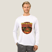 Courage Under Fire – Firefighter Hero Tee トライブレンドＴシャツ (正面全体)