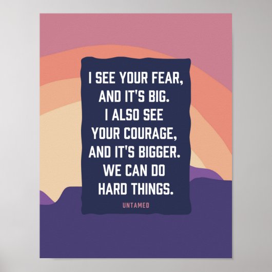 Courage WCDHT 11"x 14" Art Print ポスター (正面)