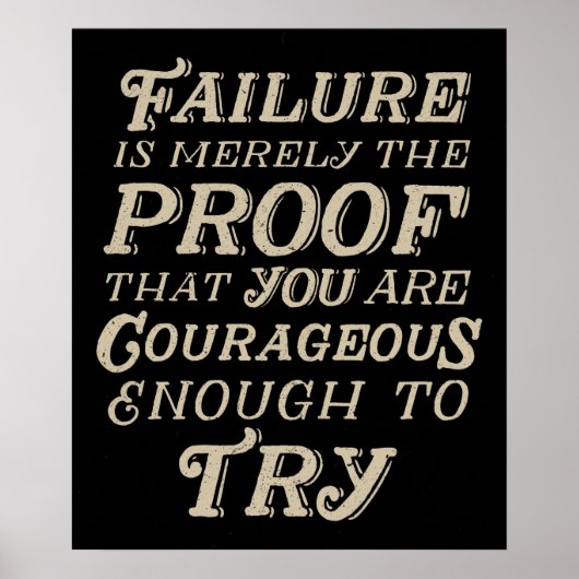 Courageous Failure ポスター (正面)