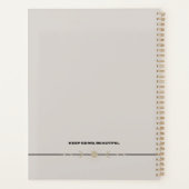 Courageous & Inspired Rainbow Leopard Planner プランナー手帳 (裏面)