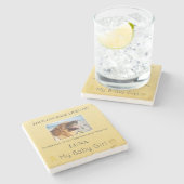 Courageous Osteosarcoma Pet Tribute ストーンコースター (横)