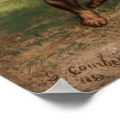 Courbet – レスラー ポスター (角)