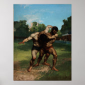 Courbet – レスラー ポスター (正面)
