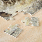 Courbet (偽造品)として署名する雪のイノシシ ジグソーパズル (側面)