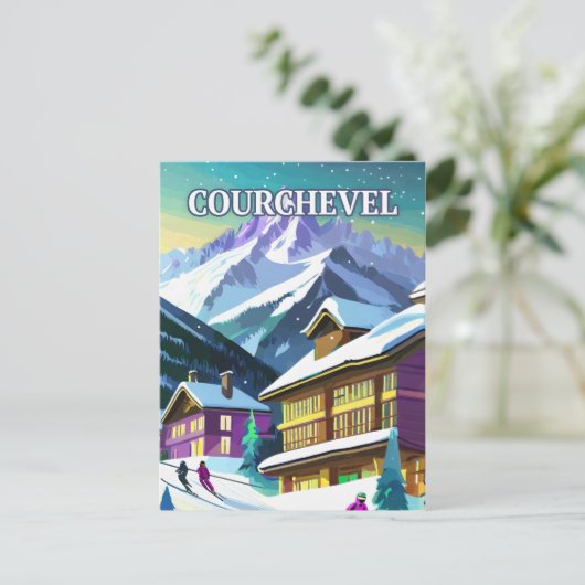 Courchevel : Éclat et Raffinement dans le Paradis  ポストカード (スタンド正面)