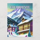 Courchevel : Éclat et Raffinement dans le Paradis  ポストカード (正面)