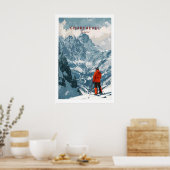 Courchevel Ski Poster 1 ポスター (キッチン)