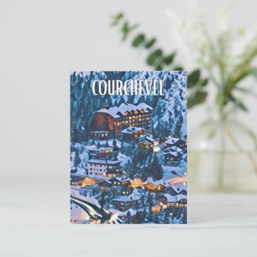 Courchevel Station de ski  ポストカード (スタンド正面)