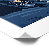 Courchevel Travel Poster - France 1 ポスター (角)