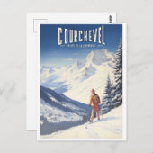 Courchevel - Vallée de la tarentaise ポストカード (正面/裏面)